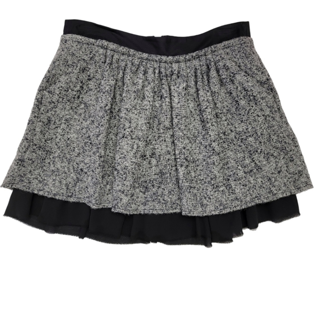 Tommy layered wool mini skirt size 4